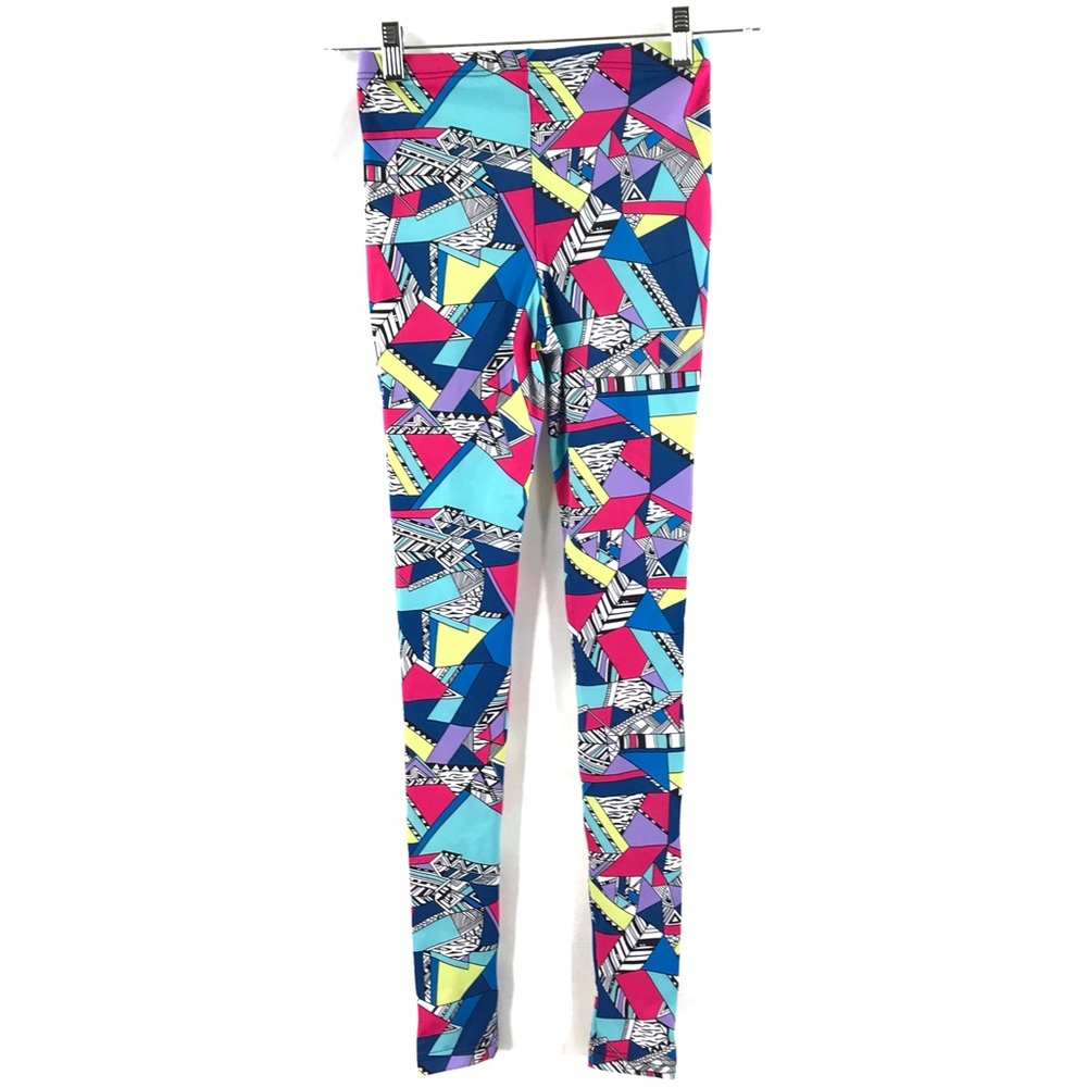 Balera Dance Leggings Multi-colored Geometric Patterned child